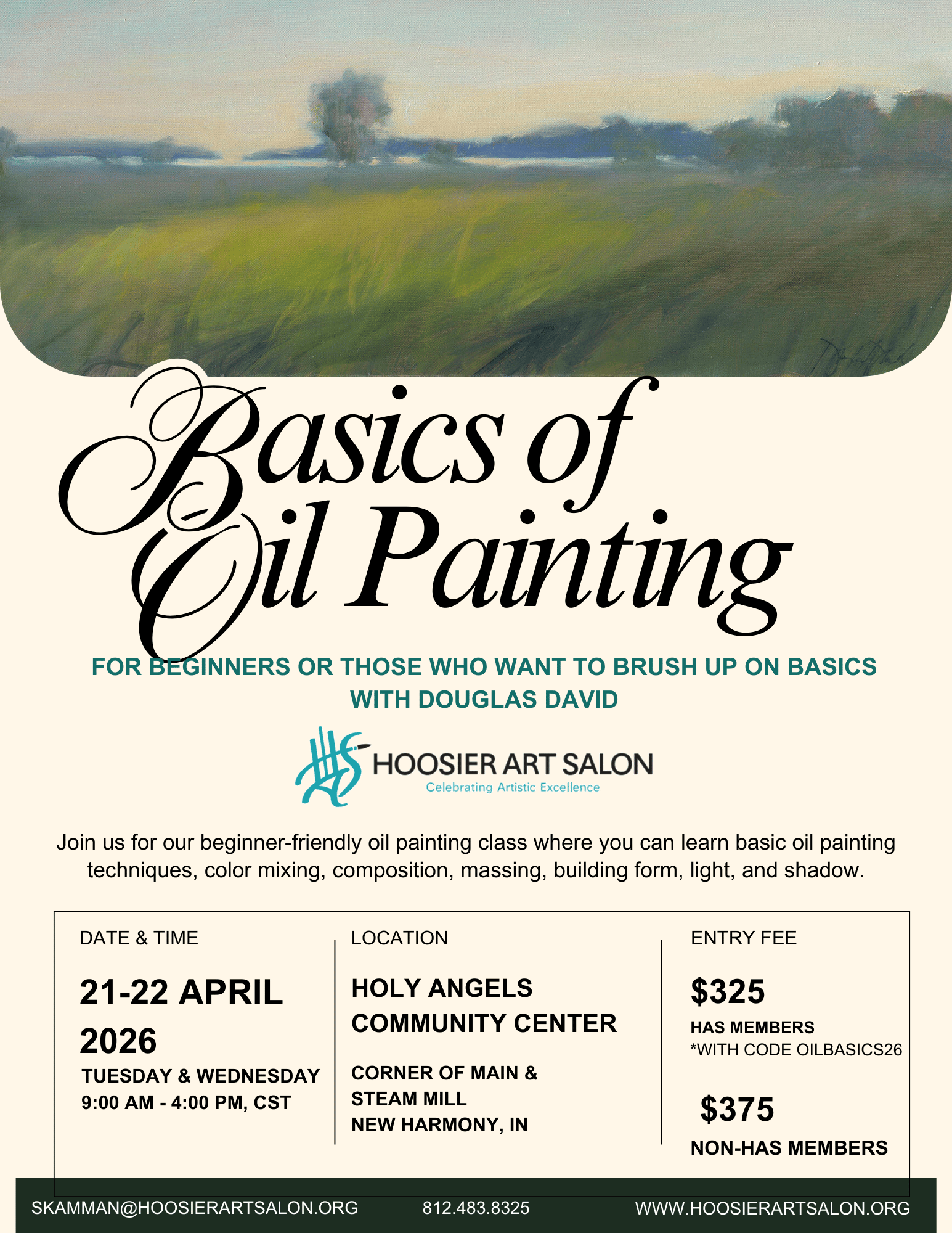 Basics of Oil Painting with Douglas David