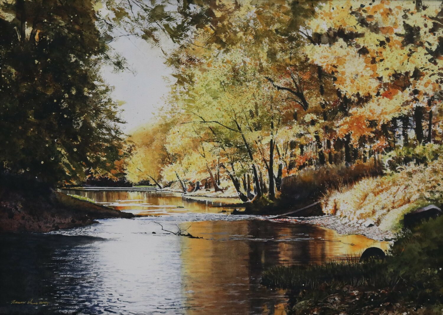 Armstrong, Terry Richard - "Autumn on Eel River"