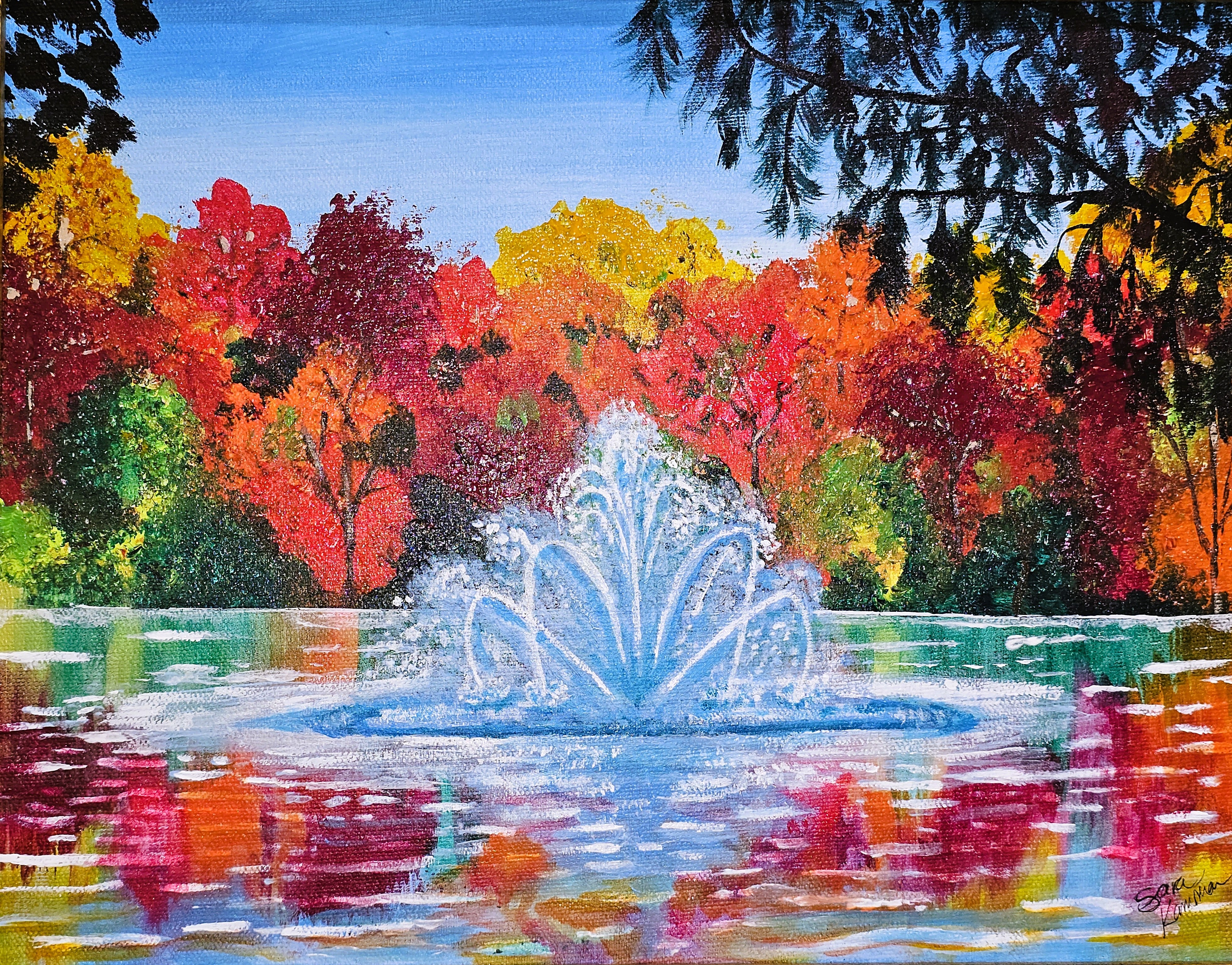 Kamman, Sara "Autumn on the Water"