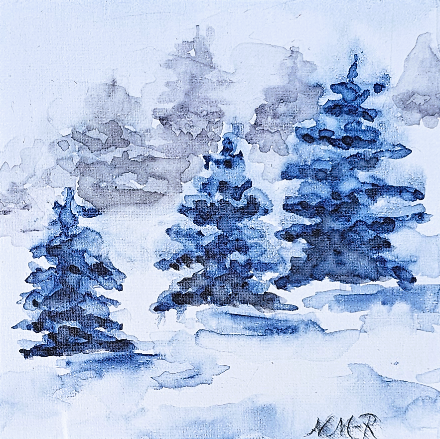 "Blue Christmas" - Nancy Matlock Rairdon
