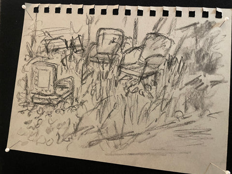Robert Hunt - "Empty Chairs" Study