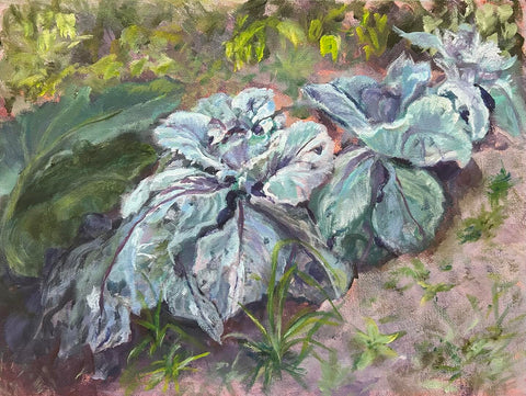 Simosko, Valerie - "Evening Cabbage Patch,  Elliott Farm, New Harmony"