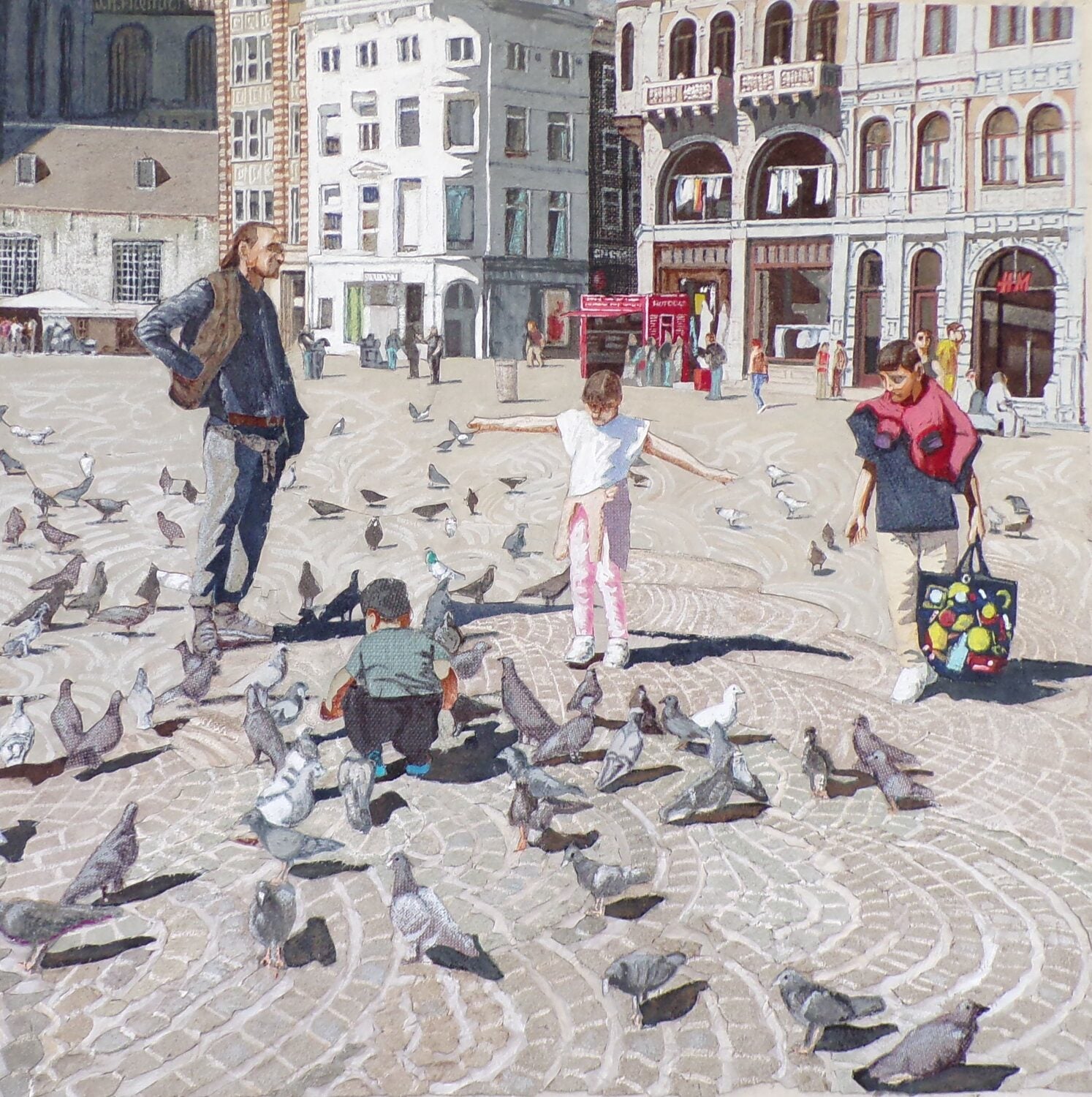 Fremion, Joel A. - "The Pigeon Man, Amsterdam"