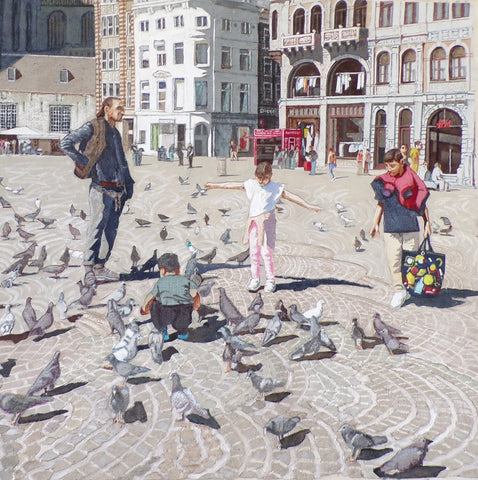 Fremion, Joel A. - "The Pigeon Man, Amsterdam"