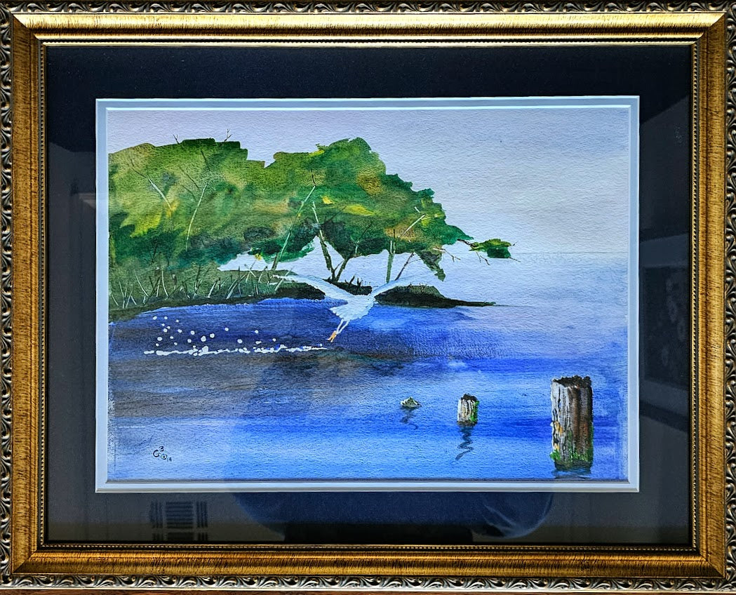 Gilbert, Gary "Blue Heron #2"