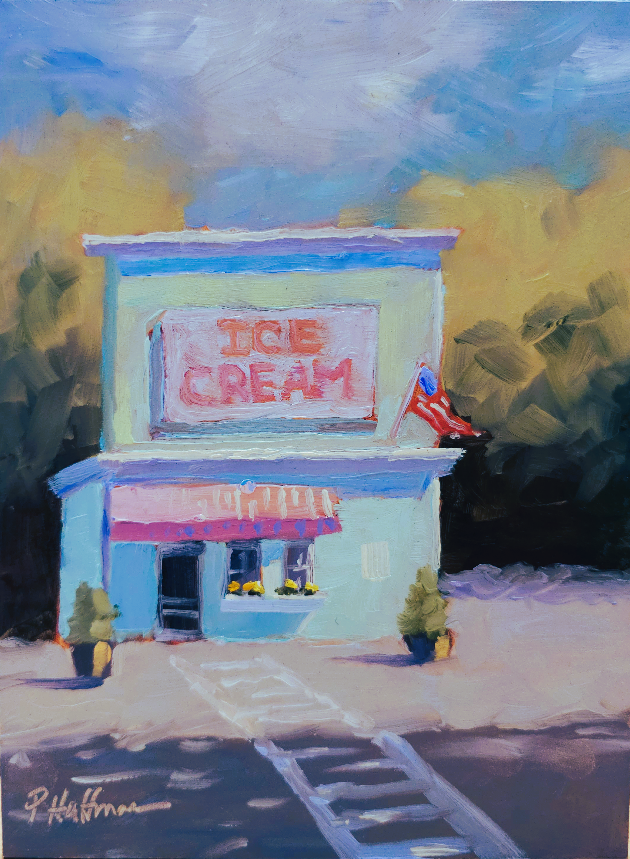 "Ice Cream Shoppe" - Pat Sarver Huffman