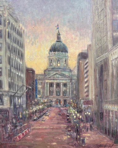 Melinda Spear Huff - "Indiana Capitol Building"