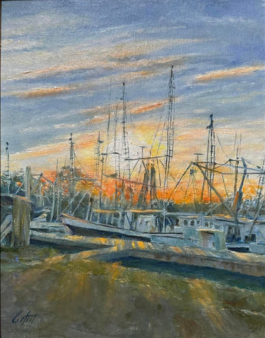 Crofoot Mulvaney, Cindy - "Marina Sunset"