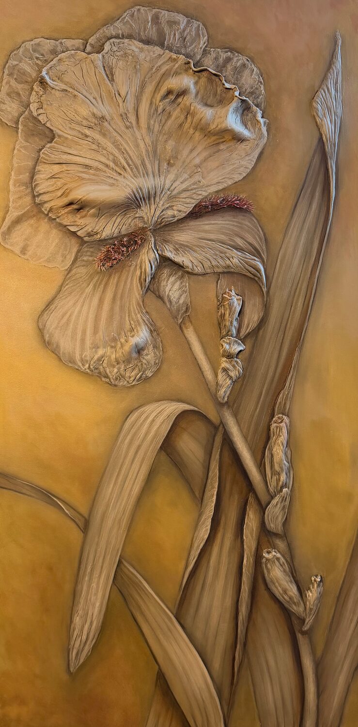 Massey, Joanne Scott - "Iris in Gold"