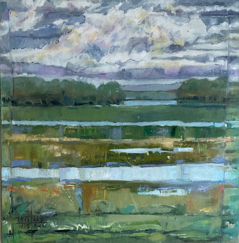 Melanie Millis Wissel - "Moody Morning Behind Barn Abbey" Finish