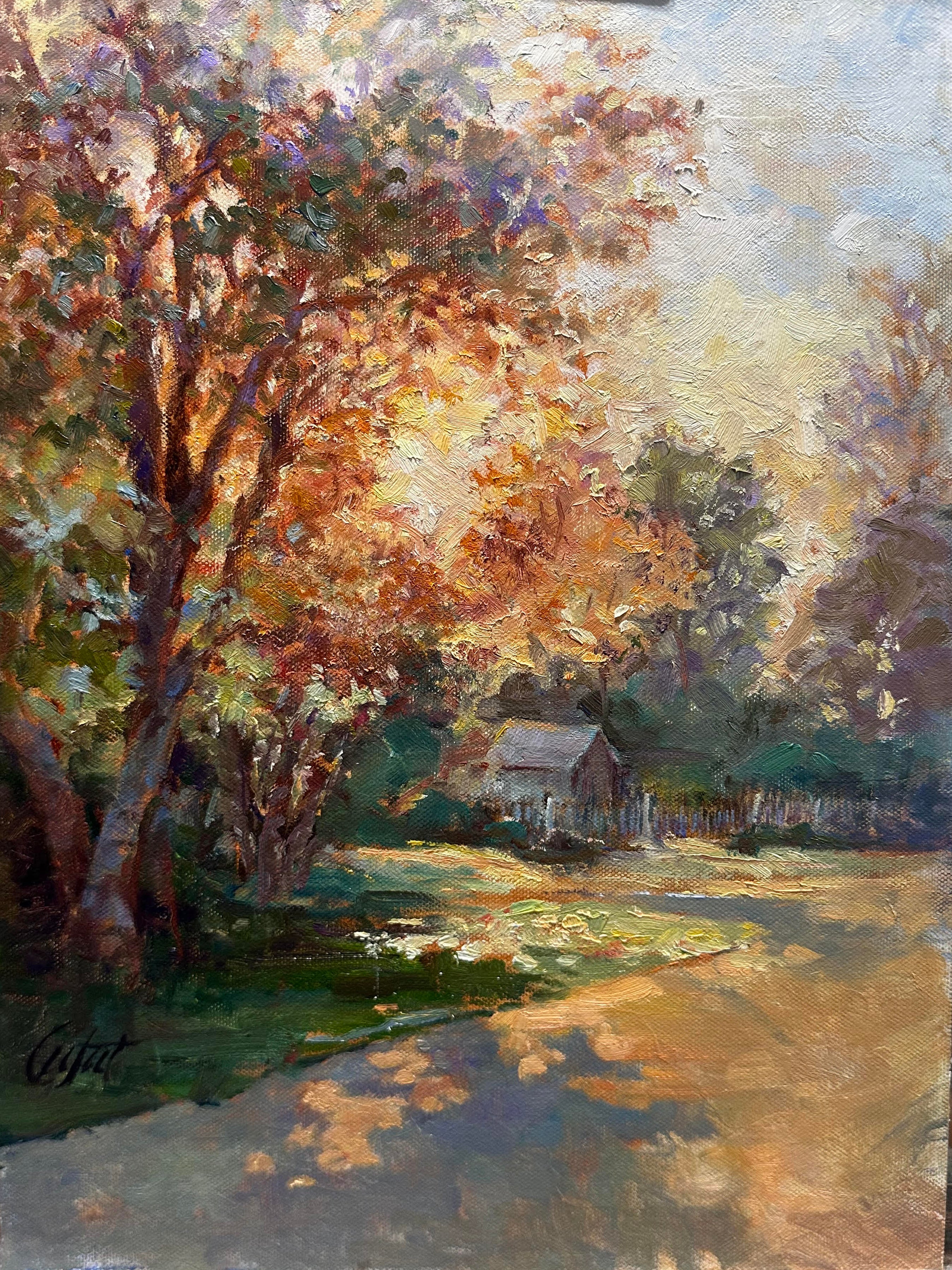 Cindy Crofoot Mulvaney - "Morning Gold" Finish