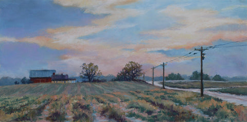 Virginia J Kramer - "Morning Sky Glow" Finish