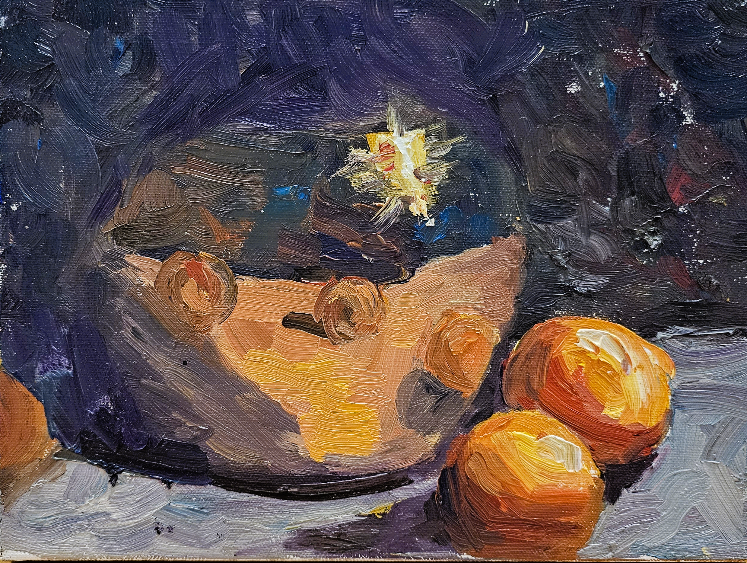 "Orange & Copper Study" - Maggie Rapp