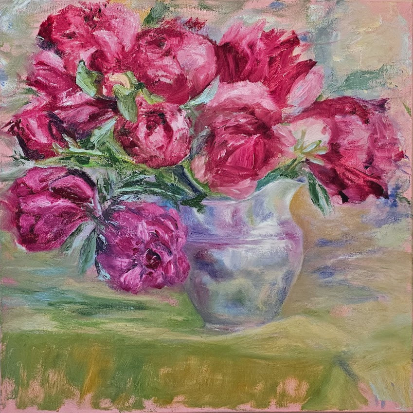 Northern, Barbara "Peonies in Silver"