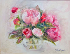 Northern, Barbara "Peonies in Glass Vase"