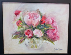 Northern, Barbara "Peonies in Glass Vase"