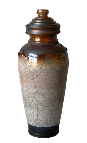 Price, Martin "Raku Vase & Lid"