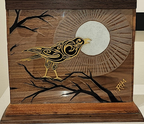 Huffman, Rick - "Raven in Moonlight"