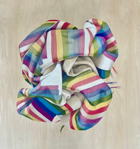 Constance Edwards Scopelitis, "Recovery Blanket: She's a Rainbow (After the Stones)"