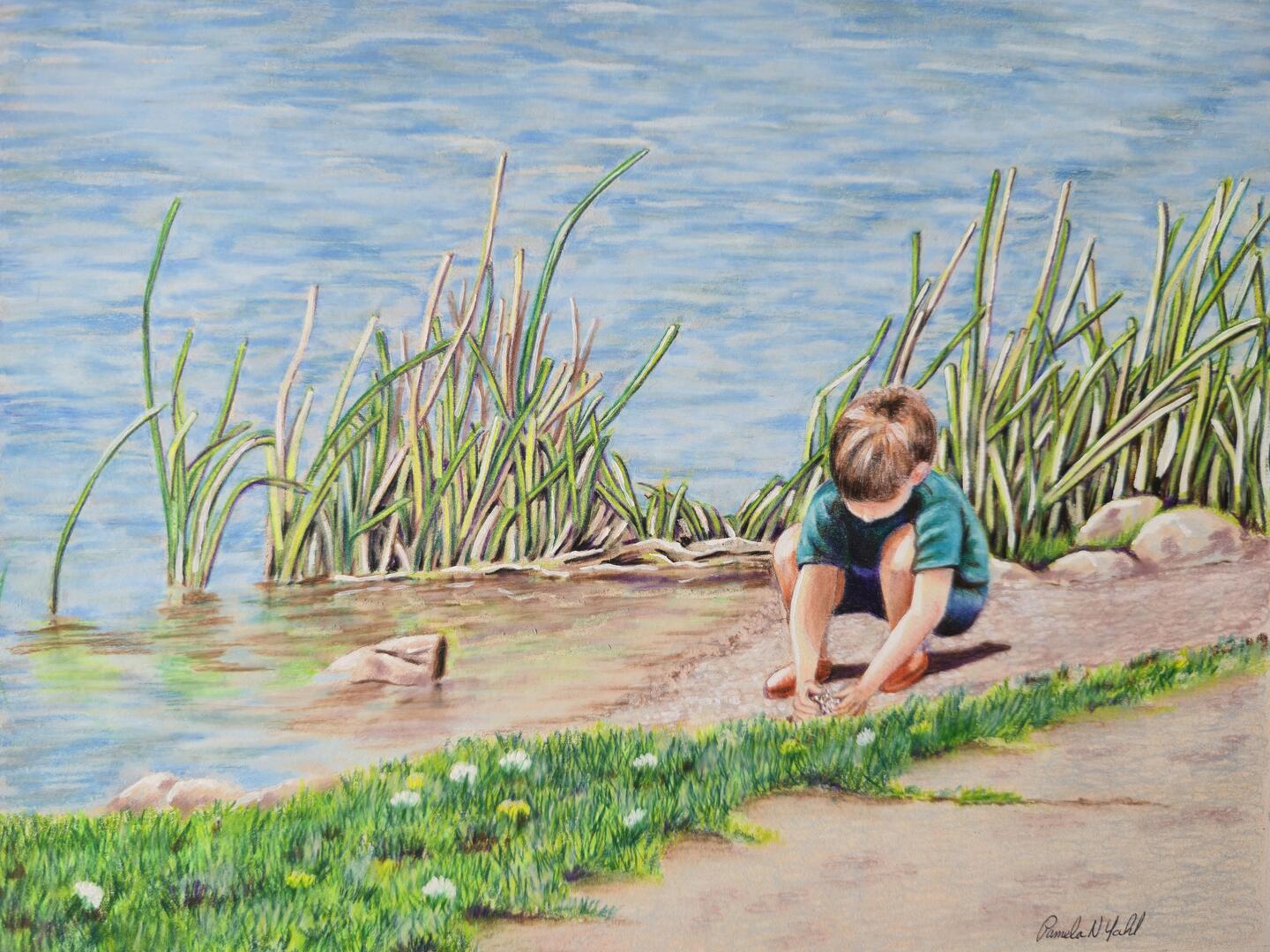 Pamela Yahl - "Rock Throwing"