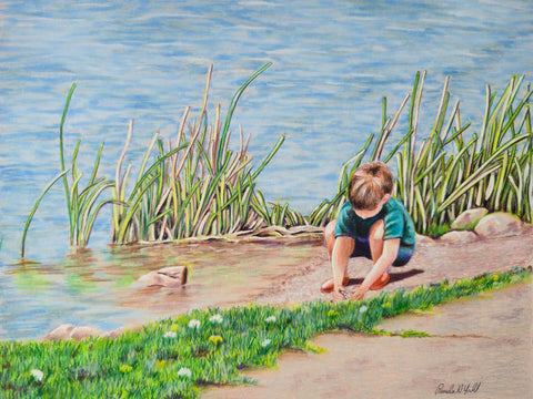 Pamela Yahl - "Rock Throwing"