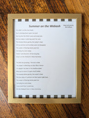 Rick Huffman  - "Summer on the Wabash"