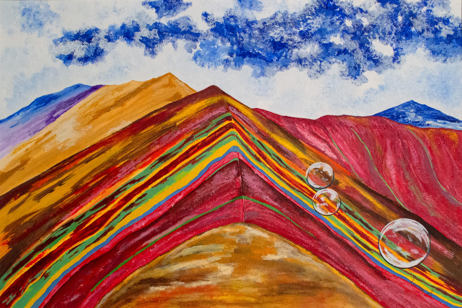 Salinas, Lorena   - "Bubbles in Vinicunca"