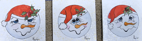 "Santa the Snowman" - Janet Vayhinger