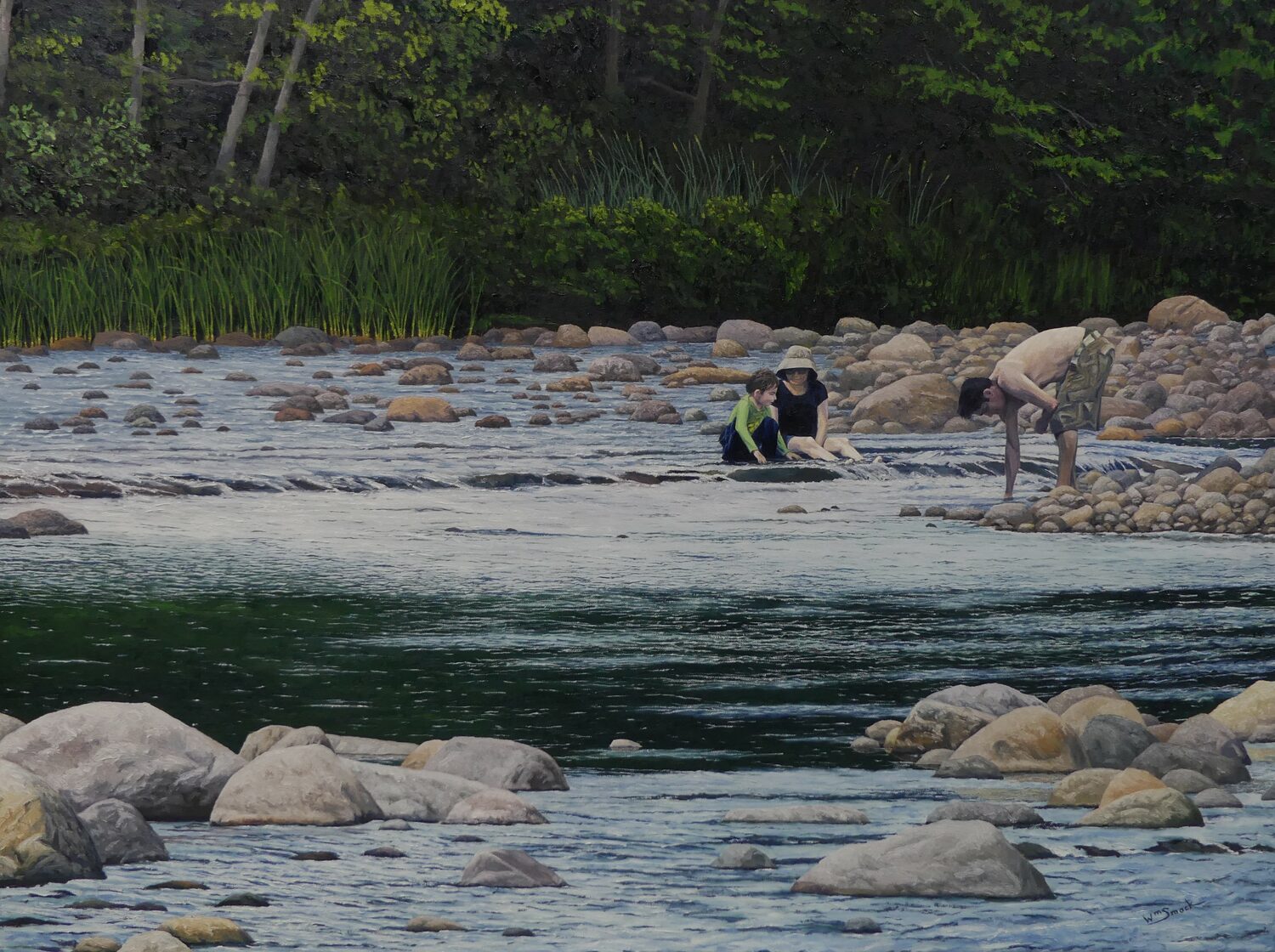 Smock, William - "Summertime Robinsons River, Newfoundland"