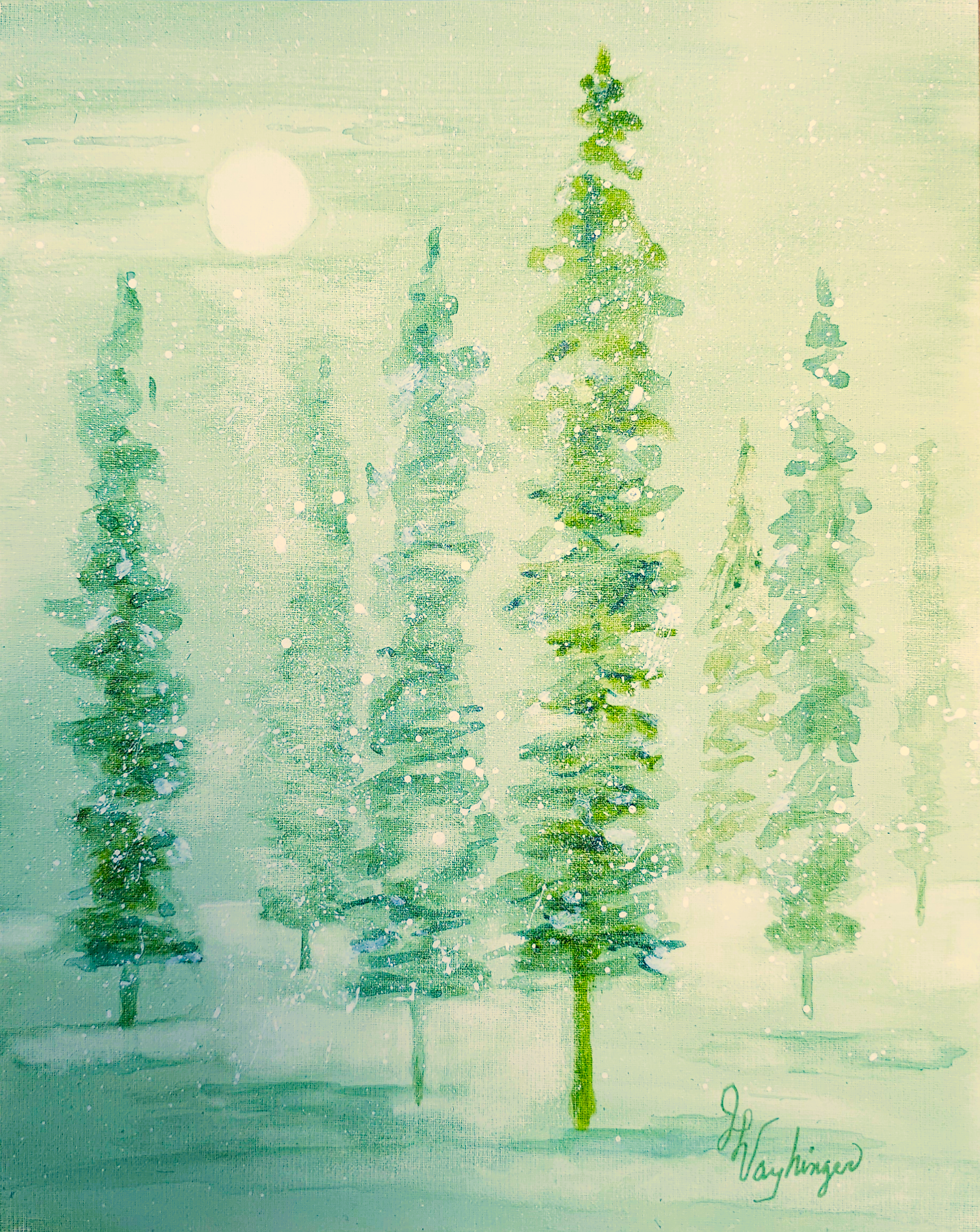 "Snowy Morning" - Janet Vayhinger