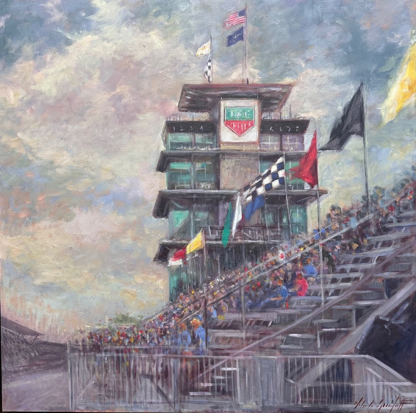 Melinda Spear Huff - "Motor Speedway Pagoda"