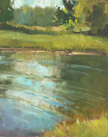 Dowd, Rachel "Spring Breezes on the Pond"