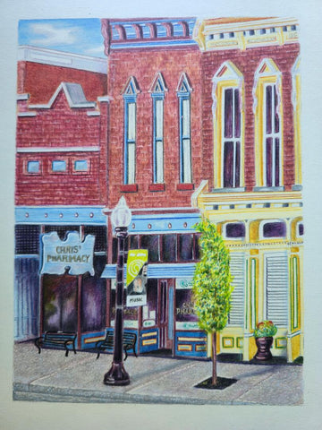Pamela N. Yahl - "Music on Main Street New Harmony" Finish