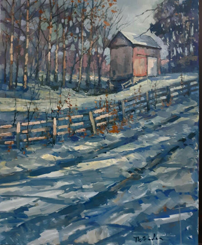 "Franklin County Barn" Woodson, Tom