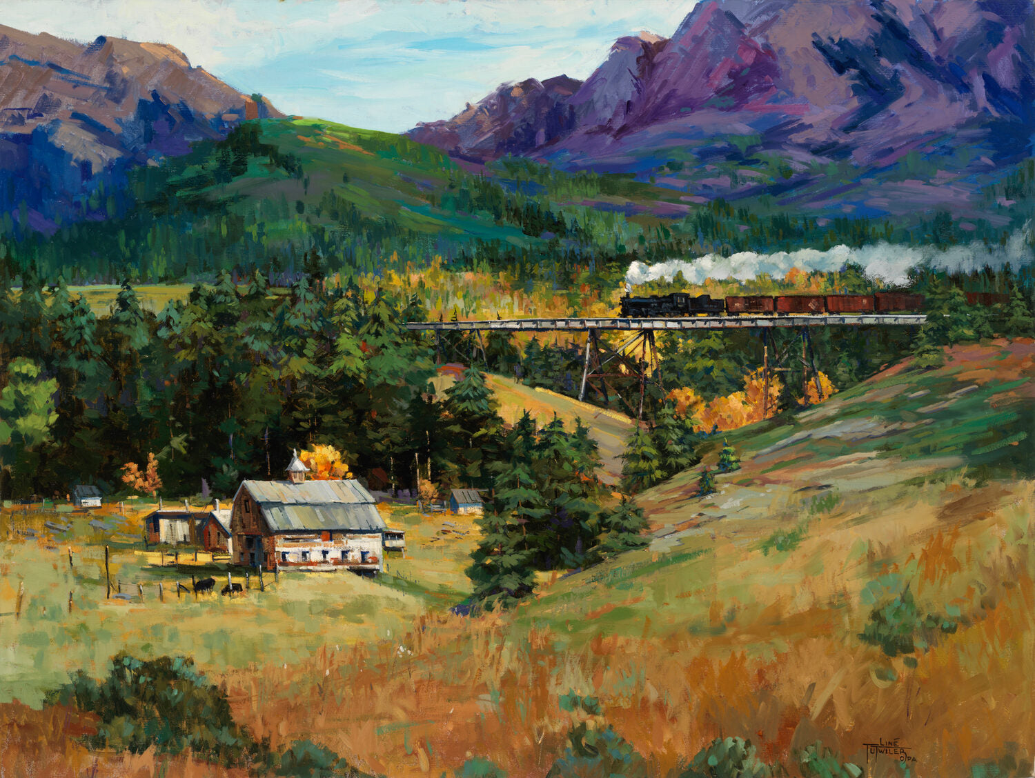 Tutwiler, Line J - "Purple Mountain Majesty"
