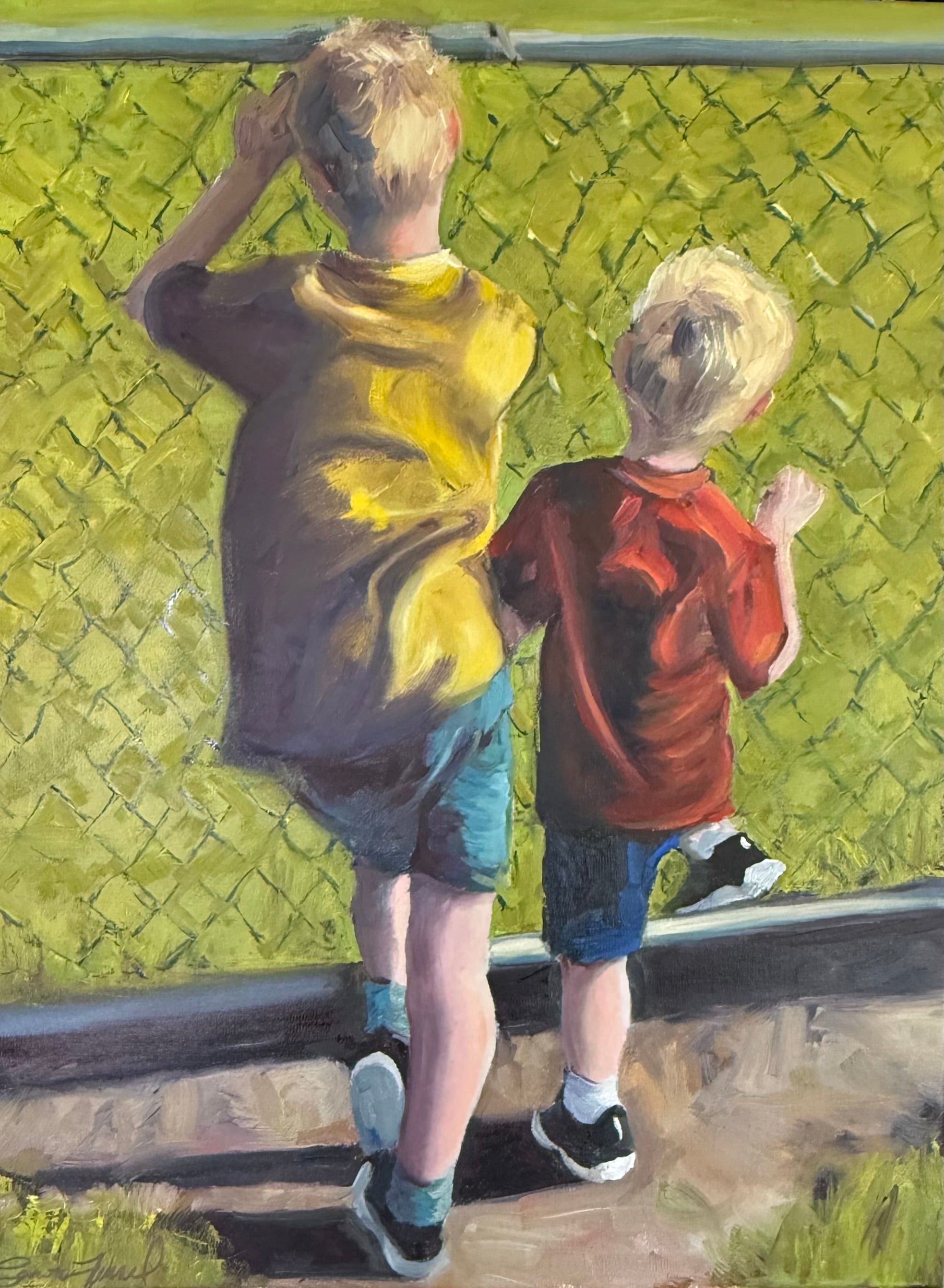 Caron Fausel - "Watching Dad"