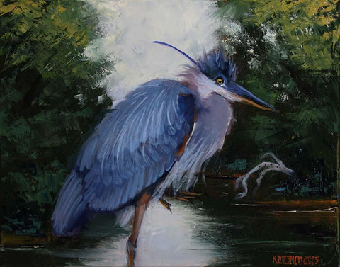 Patrick Kluesner - "Heron Grooming"