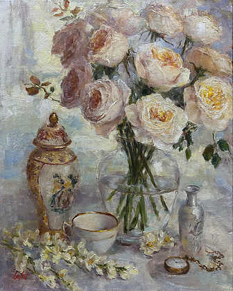 Crofoot Mulvaney, Cindy - "Heirloom Roses"