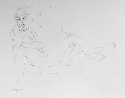 Margolis, A. Cassia - "Seated Nude"