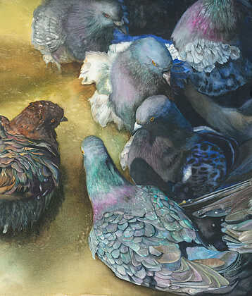 Roberts, J Anna - "Just Be Kind, We Are All Pigeons"