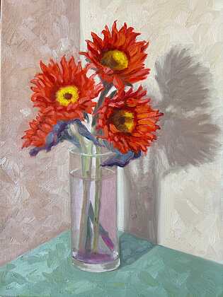 Space, Angela - "Red Flowers"