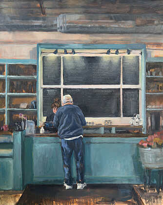 Spires, Jenny - "Coffee at Bica"